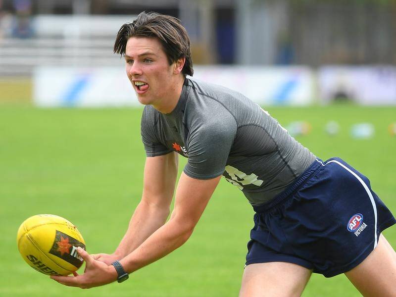 Oliver Henry hopes to join his brother Jack at Geelong but is more likely to be playing against him.