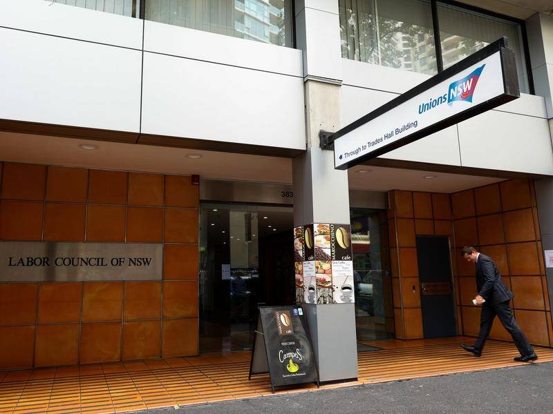 ICAC staff raided NSW Labor's Sussex Street headquarters (above) in Sydney in December 2018.