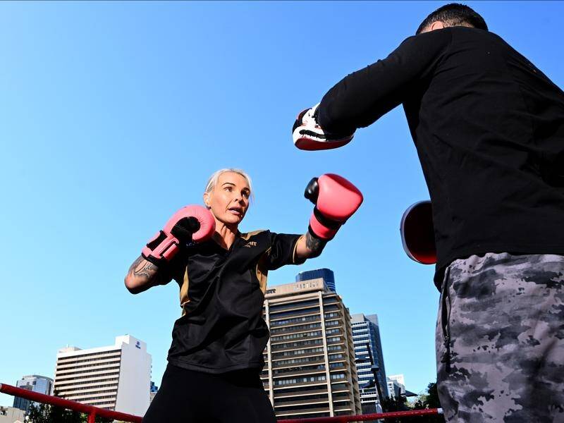 Boxer Shannon O'Connell is preparing for an all-Australian IBF women's bantamweight title bout. (Darren England/AAP PHOTOS)
