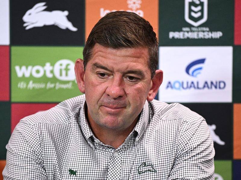 Rabbitohs coach Jason Demetriou says the hammering by the Roosters was his "lowest point". (Dan Himbrechts/AAP PHOTOS)
