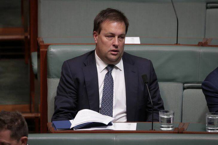 Liberal MP Jason Falinski during Question Time in Canberra on Wednesday 6 December 2017. fedpol Photo: Alex Ellinghausen