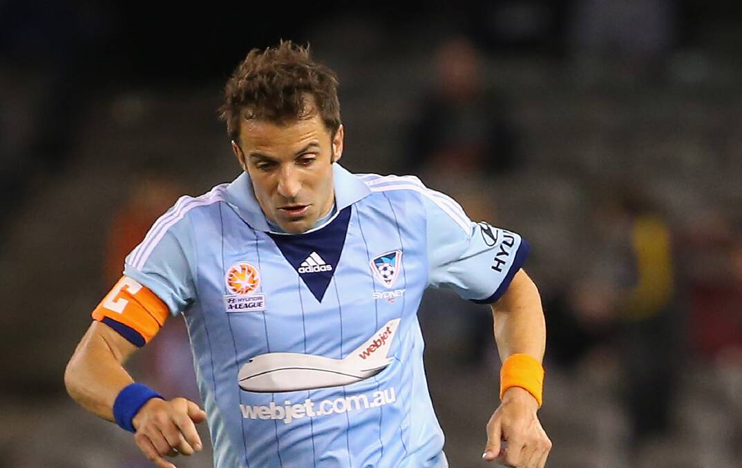What's the story?: Alessandro Del Piero's future at Sydney FC will be decided soon, the club says.Picture: GETTY IMAGES