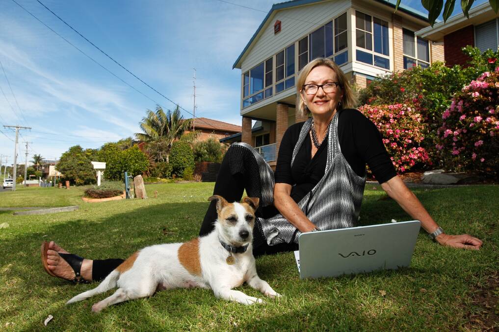 The NBN enabled Maree Shepherd to move from Sutherland to Kiama, allowing the option to work from home. Picture: CHRISTOPHER CHAN