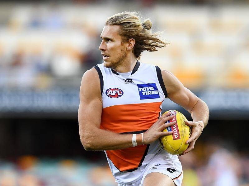 Nick Haynes will make his 100th AFL appearance for the GWS Giants against Carlton on Sunday.