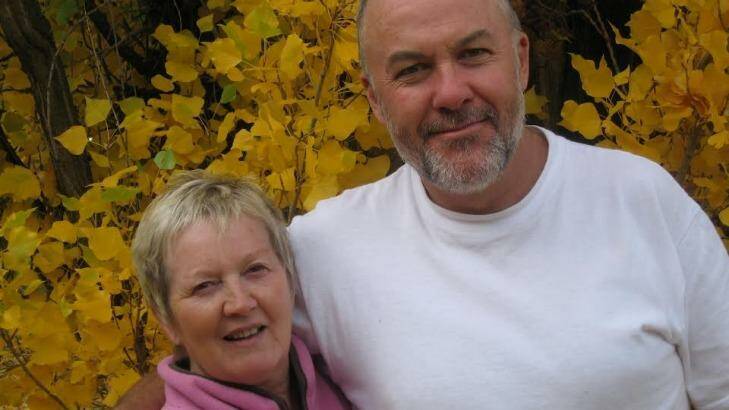 "My heart aches": Marlene Wilton with her husband Graeme, who died in February 2014. Photo: Supplied