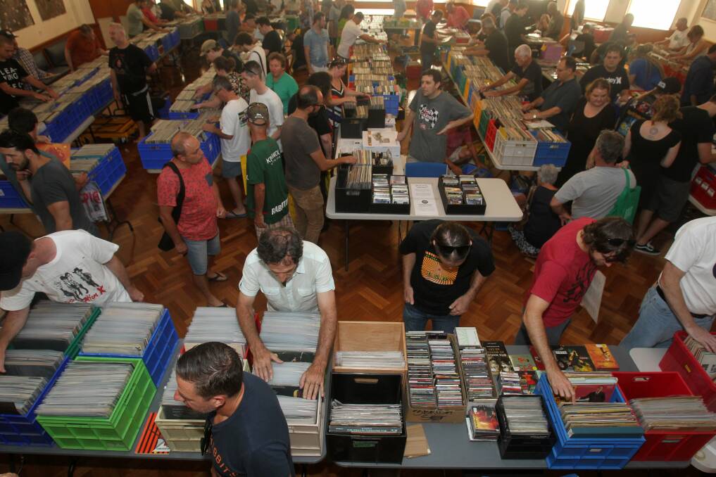 Hundreds of records will be available at Kiama's quarterly record fair on Saturday. Picture: Greg Totman