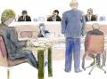 Artist impressions of banned Wollongong financial adviser Ross Tarrant’s hearing at the Federal Court in Sydney this week. All sketches by John Telford.