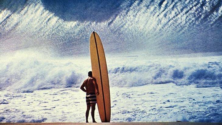 Greg Noll in the famous picture of Noll by Hall of fame surfer and artist John Severson. Photo: John Severson
