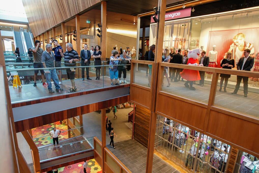 Wollongong Central shops are spread over three levels. Picture: CHRISTOPHER CHAN