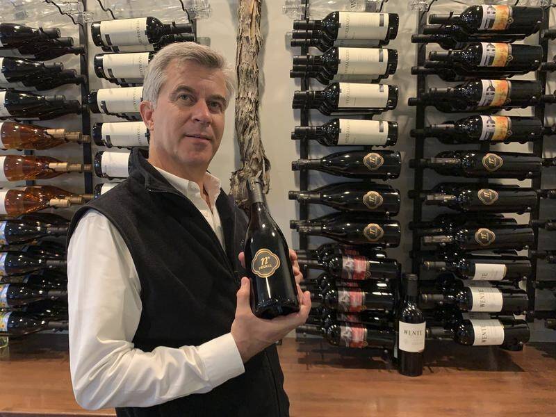 Wente Vineyards salesman Michael Parr says the US-China trade war is hurting American winemakers.