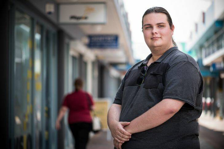 "I don't have any work experience so it's been hard," says Zak Pawliw, who is taking part in a youth employment project in Penrith.  Photo: Wolter Peeters