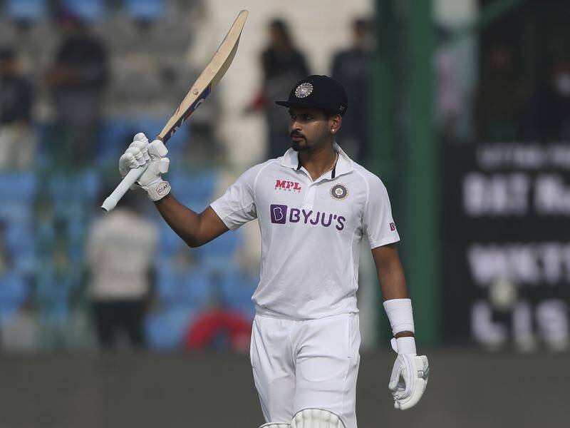 Debutant Shreyas Iyer has put India in the box seat against New Zealand in the first Test.