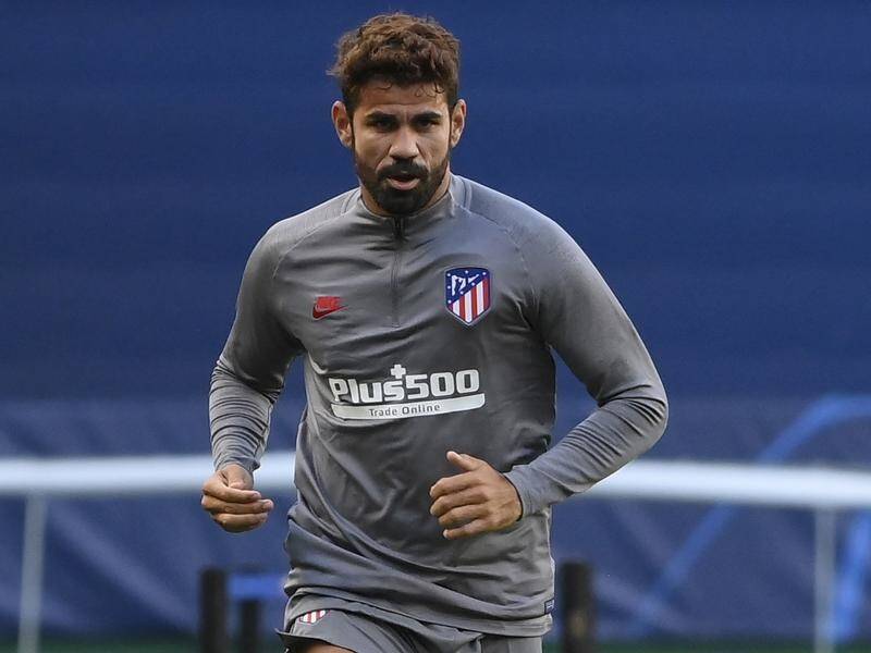 Atletico Madrid's Diego Costa is in isolation after testing positive for COVID-19.