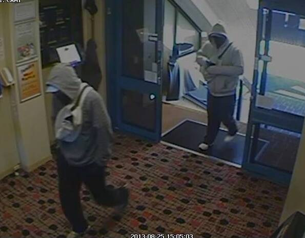 WANTED: Police have released an image of two men wanted in relation to a number of armed robberies in the Illawarra.