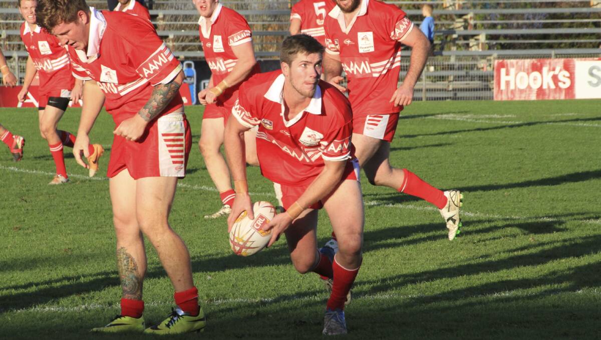 CRL championships final man of the match Jarrod Boyle in action for Illawarra against Newcastle at Tamworth on Saturday. Picture: LAUREN SPRAKE