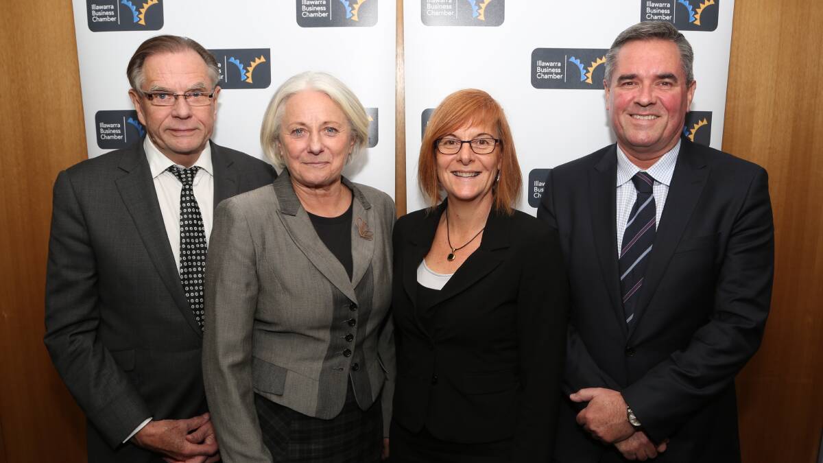 Tony Dormer, Sue Baker-Finch, Debra Murphy and Stephen Cartwright are in agreement for a united future. Picture: GREG ELLIS