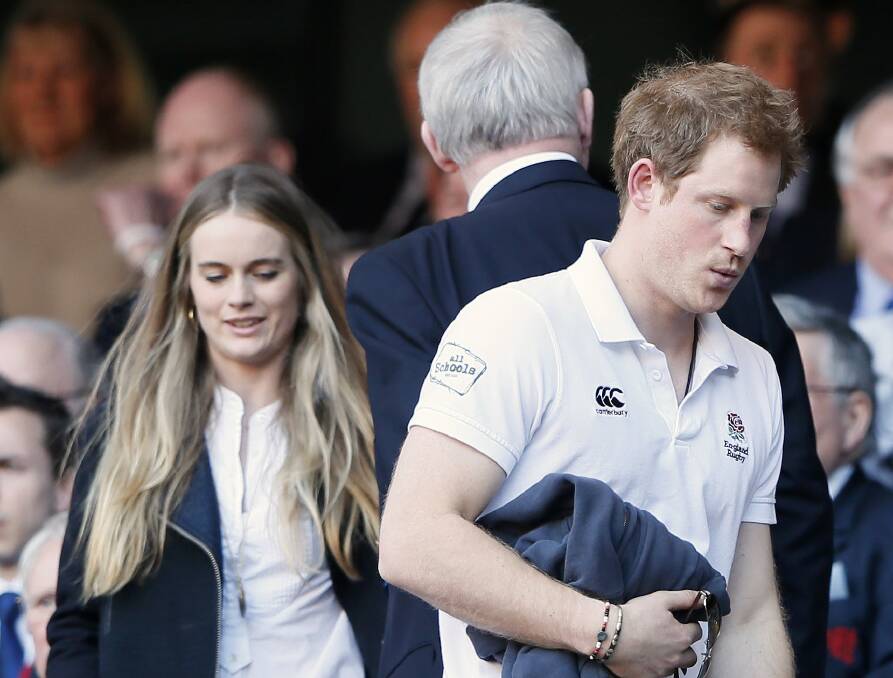 Cressida Bonas and Prince Harry. Picture: REUTERS