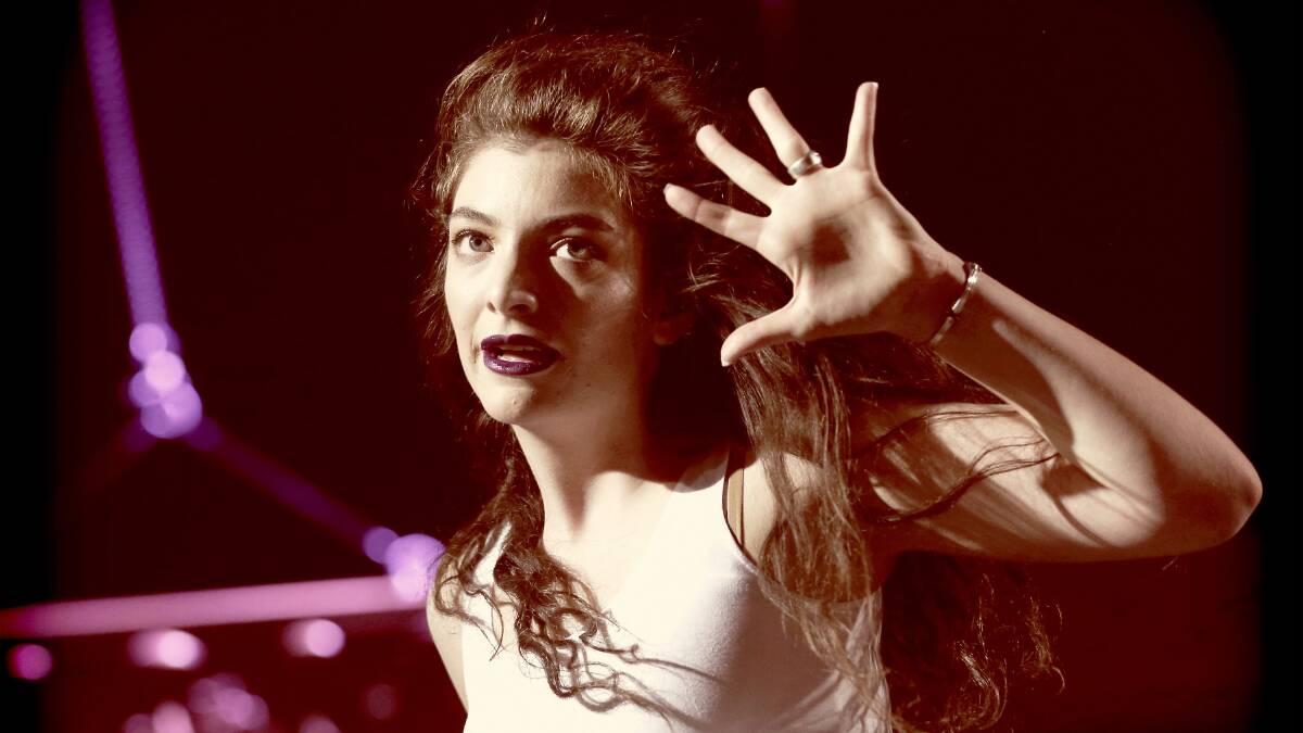 Lorde at the 2014 Coachella festival. Picture: GETTY IMAGES