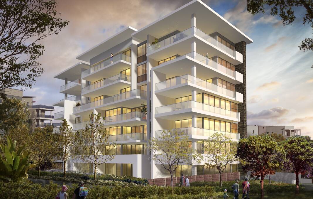 Artist's impression of the Marquee Apartments on Marr Street, Wollongong. Picture: SUPPLIED