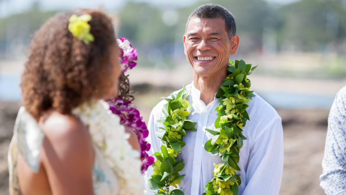 Outrigger delivers couple to wedding on time: photos | Illawarra Mercury | Wollongong, NSW