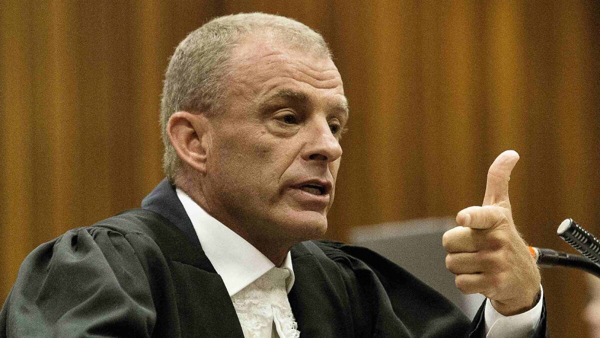 State prosecutor Gerrie Nel. Picture: REUTERS