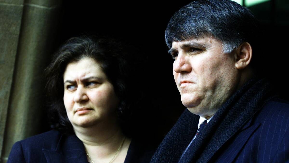 George and Rita Chaina in 2001. Their son Nathan drowned on a school camp. Picture: BEN RUSHTON


