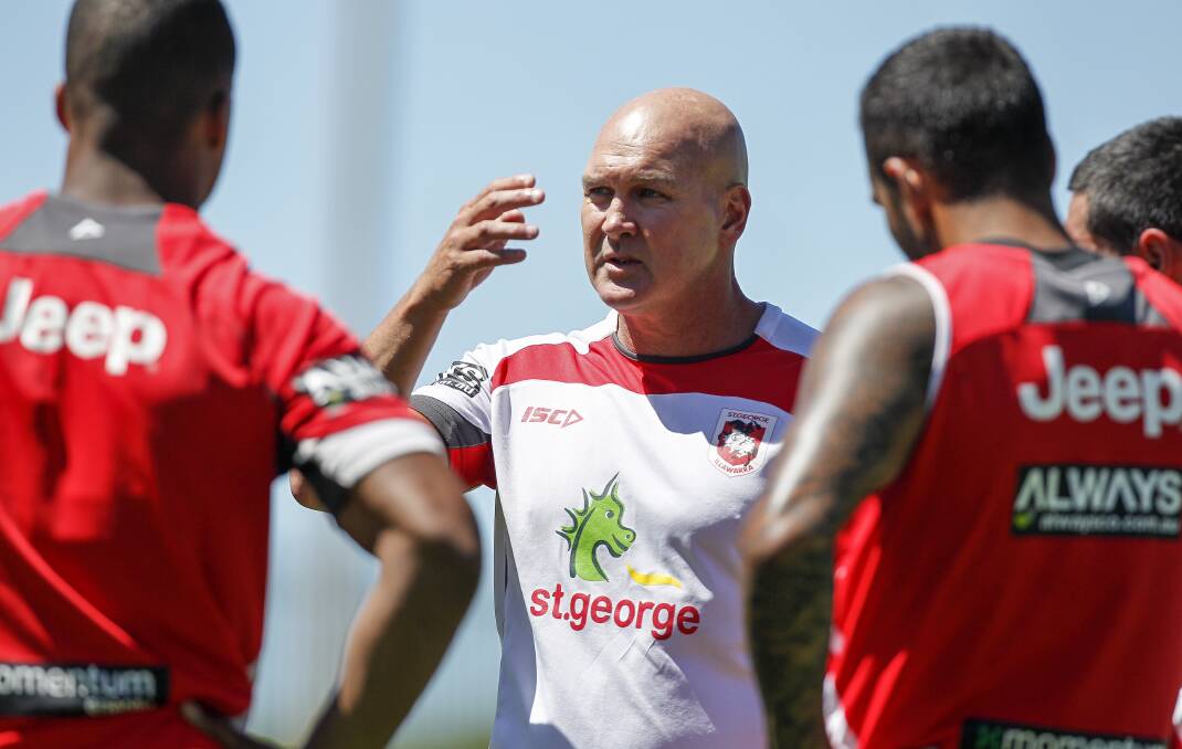 Paul McGregor will stand in as Dragons coach . Picture: CHRISTOPHER CHAN