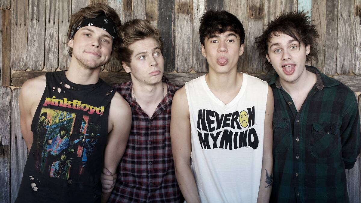 Five Seconds of Summer. Picture: SAHLAN HAYES