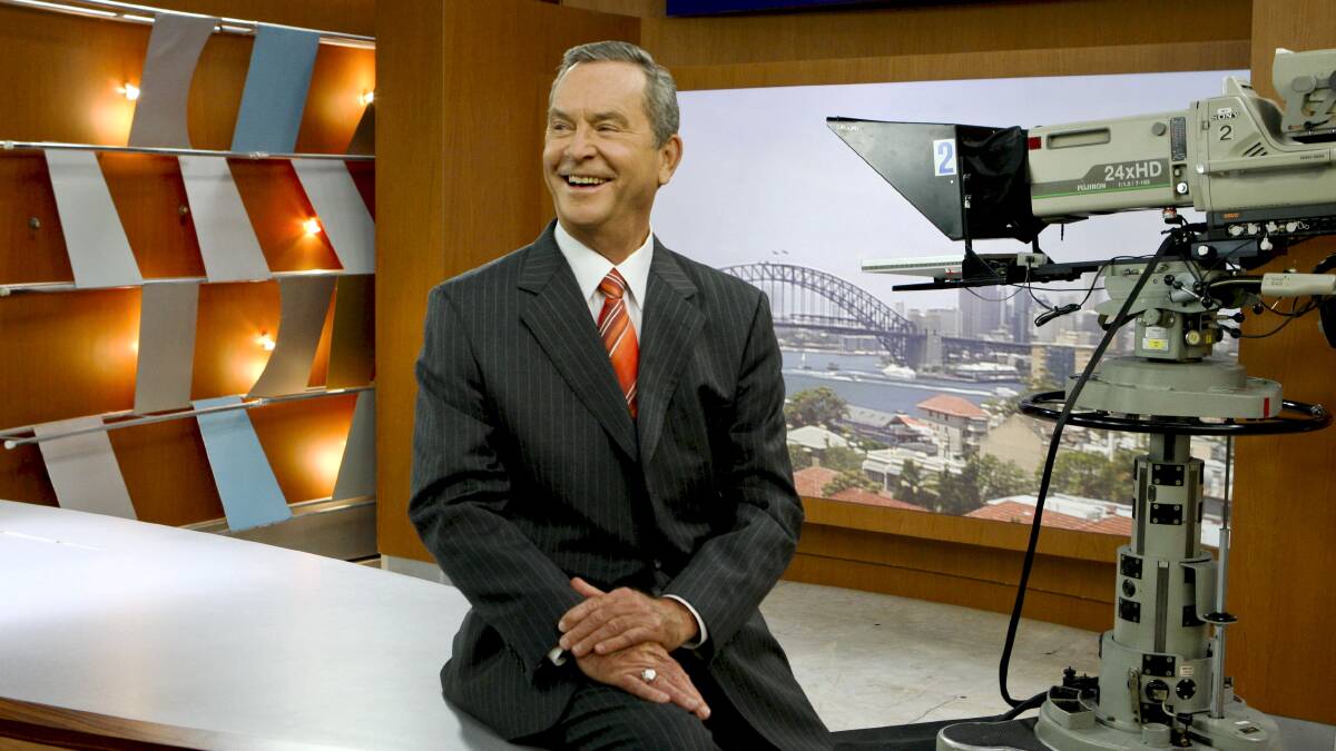 Ian Ross: reports say the TV reporter has died. Picture: Dallas Kilponen