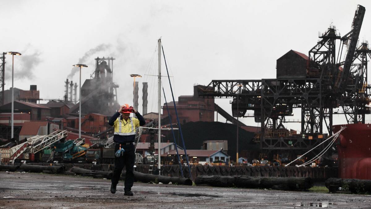 Future clouded: BlueScope says it needs to save $130 million a year to keep its Kembla steelworks viable.