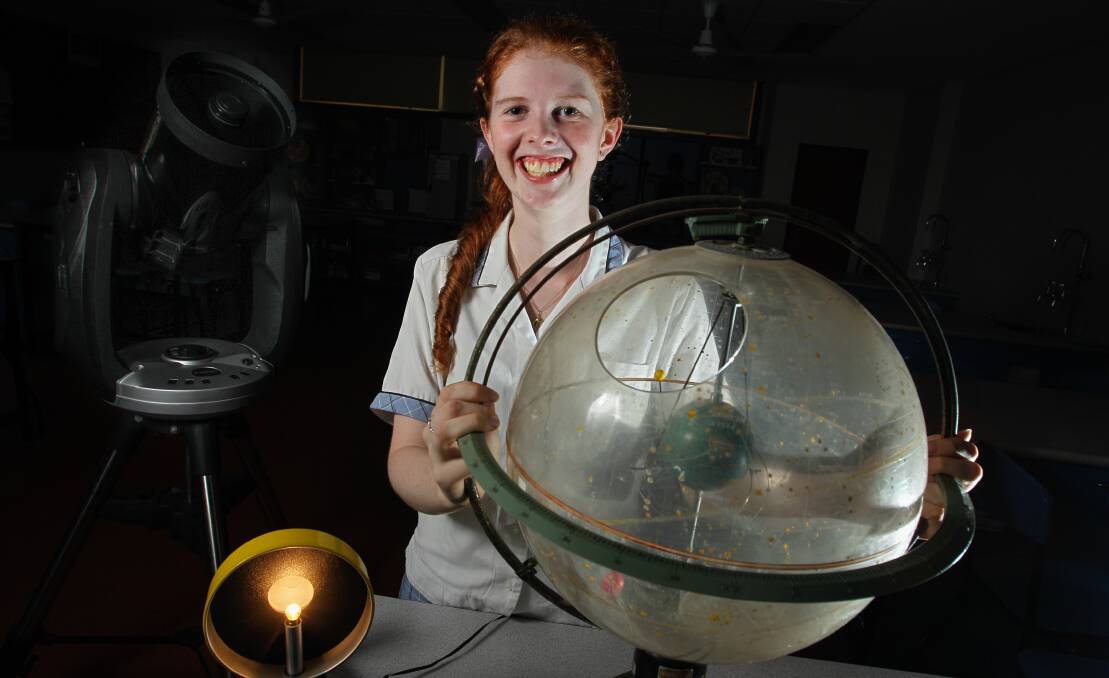 Meg Cummins has been selected for the International Space Camp in Alabama. Picture: CHRISTOPHER CHAN