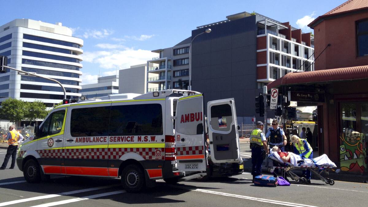 A woman was hit by a car on Corrimal Street, Wollongong on Thursday. Picture: ADAM McLEAN