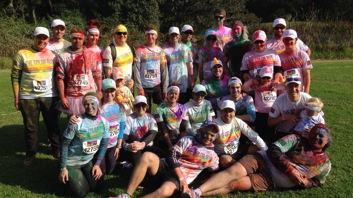 Ray White Wollongong/Figtree had a great time at the Colour Run. Submitted by reader Samantha Goodall.