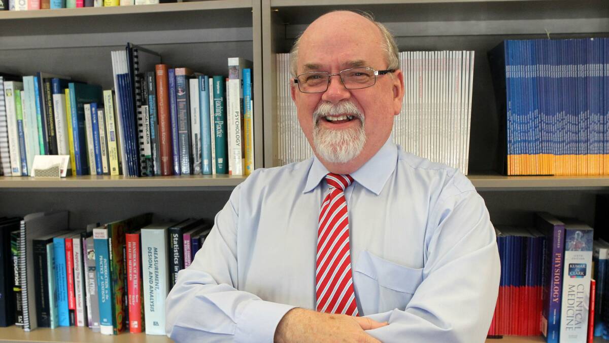 New Dean of Medicine at the University of Wollongong, Professor Ian Wilson, hopes to improve the amount of research taking place at the medical school. Picture: GREG TOTMAN