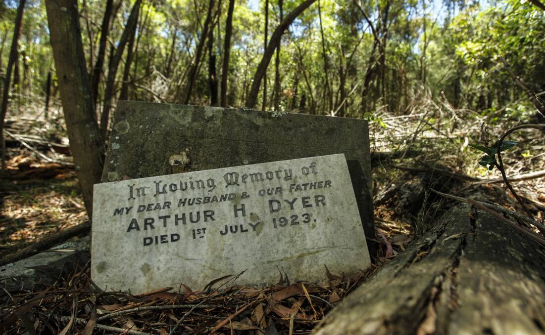 The Waterfall Hospital Cemetery that was forgotten for over half a century. Picture: CHRISTOPHER CHAN