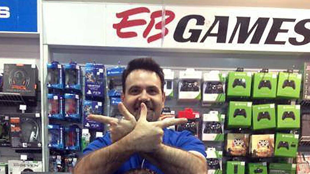 EB Games district manager for Dapto and Figtree Mark DiStefano.
