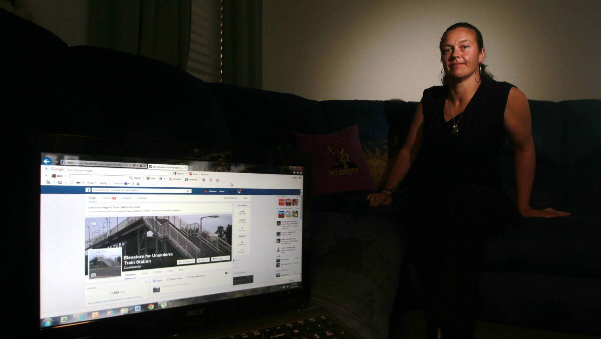 Bec Schmidt says she’s overwhelmed by the response to her Facebook page. Picture: SYLVIA LIBER
