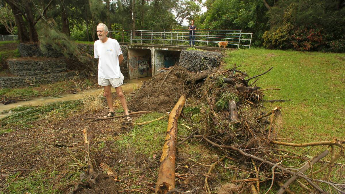 Terje and Cathy Andreassen's home in Black Diamond Place was affected by a blocked culvert. Picture: KIRK GILMOUR