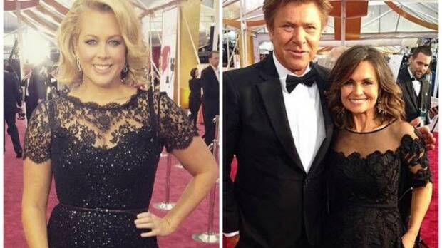 Sunrise's Sam Armytage and Today's Lisa Wilkinson reporting on the Oscars red carpet. Picture: Instagram