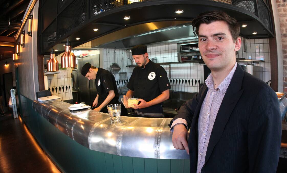 Liquor licence approved: Humber owner Adam Murphy and Head chef Al Dennett. Picture: GREG TOTMAN