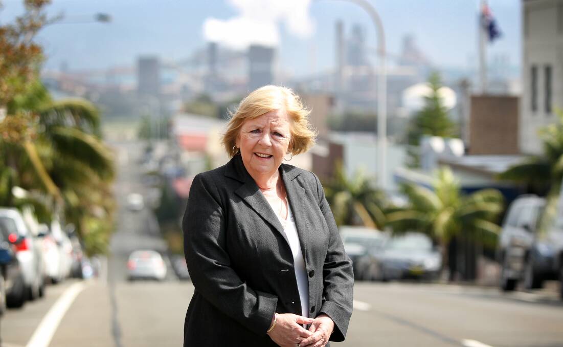 Wollongong MP Noreen Hay met Wentworth Street business owners and residents outlining her plan to propel the community into the future. Picture: SYLVIA LIBER.