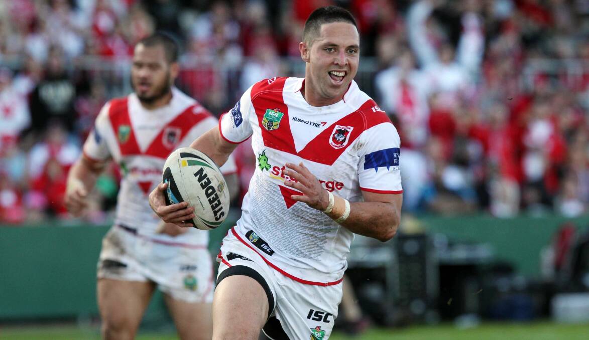 The Dragons have released Kiwi International Gerard Beale to take up a three-year deal with Cronulla. Picture: CHRIS LANE