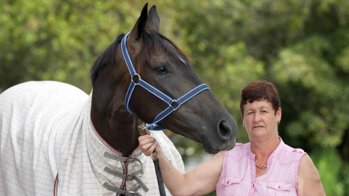 Trainer Louise Dean, who enjoyed success at Kembla Grange on Tuesday with three-year-old gelding Yumani.