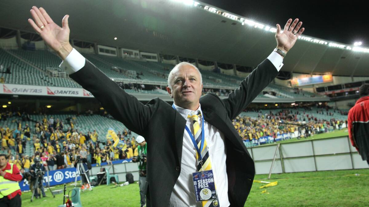 Coach Graham Arnold, newly split from Vegalta Sendai, could be back in the A-League. Picture: BRENDAN ESPOSITO