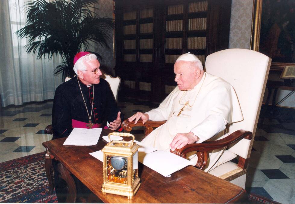 Catholic Bishop of Wollongong Peter Ingham said meeting the Pope, whom he described as a hero and giant of our time, in Rome was an incredible privlege.