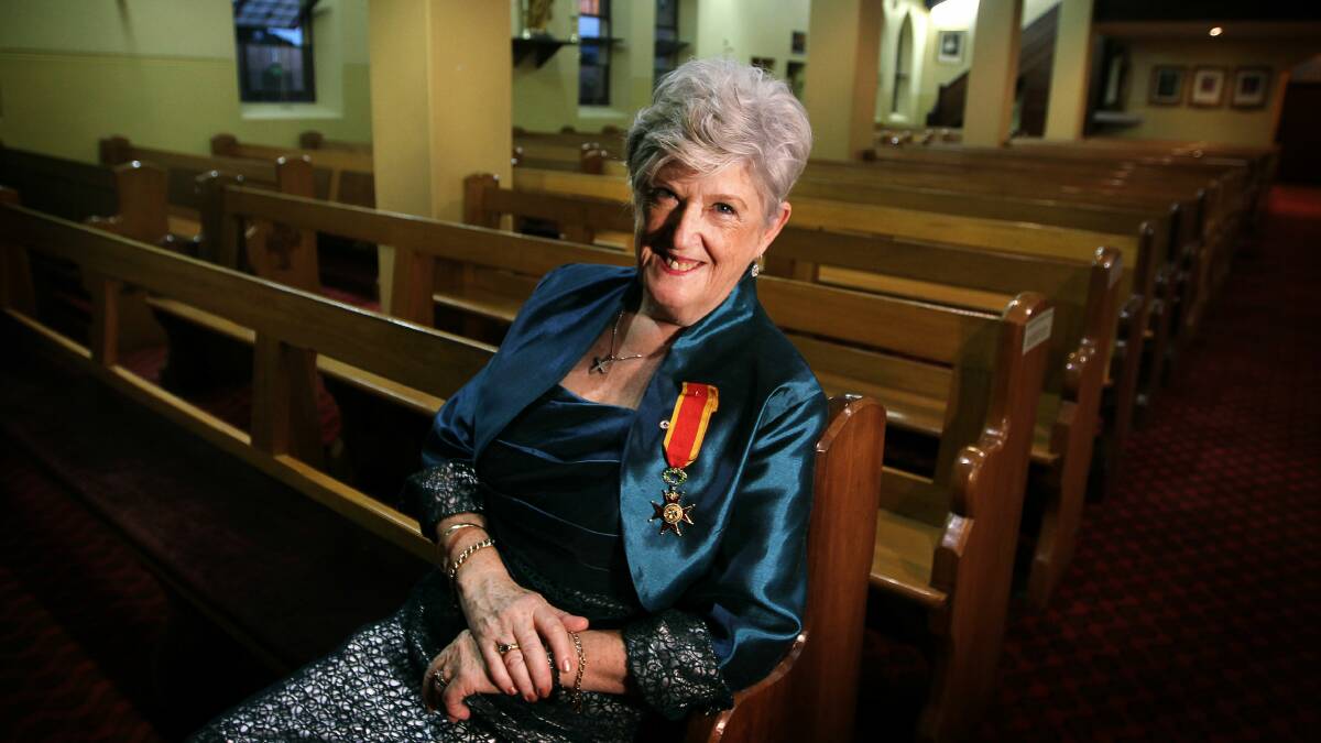 Kathleen McCormack has been honoured by Pope Francis for her services. Picture: SYLVIA LIBER