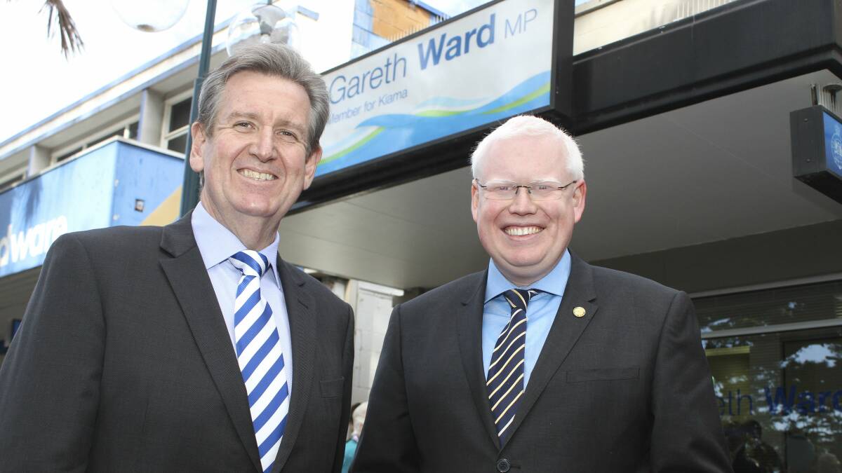 File picture: Gareth Ward and Barry O'Farrell.