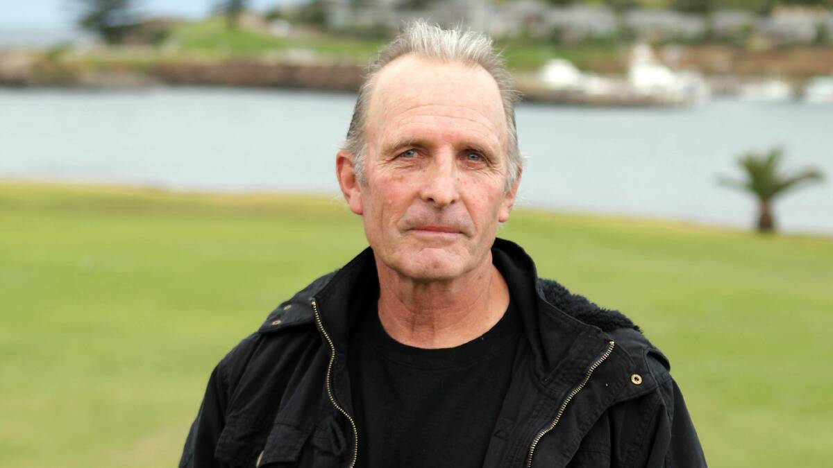 Pete Simpson near his home in Kiama. He is still troubled when the shadow of his daughter's killer passes over his mind. Picture: ANDY ZAKELI 