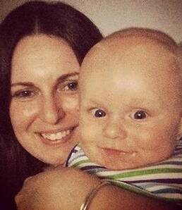 Missing: Bianka O'Brien with her child, Jude. Picture: Facebook