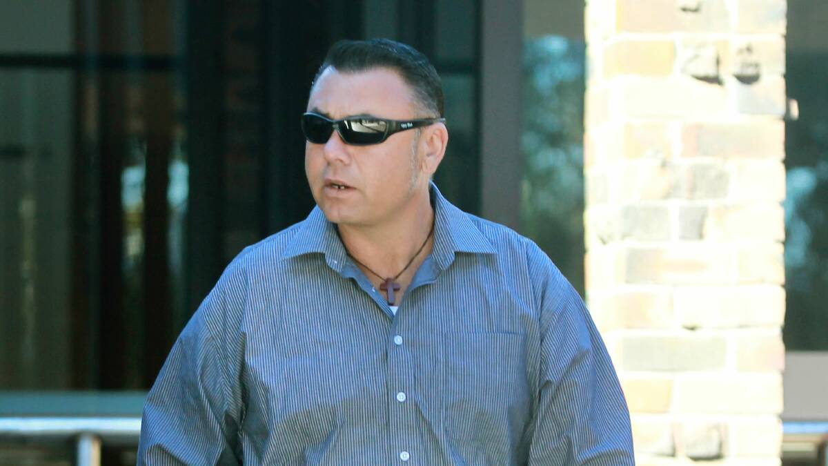 Steve Fesus leaves Port Kembla Courthouse on Friday.